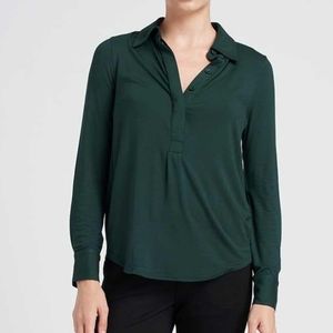 Forest Green Liquid Elbe in XL (26-28)